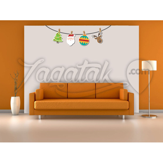 Artistic Christmas Bunting 3